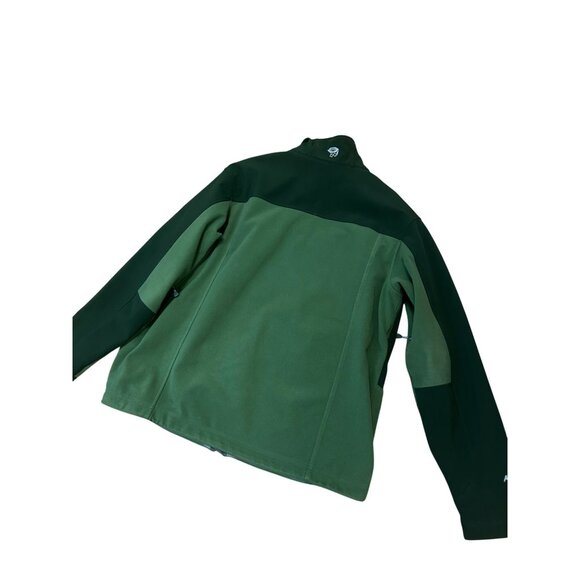 Mountain Hardwear Mens AirShield Elite Tech Jacket Green Full Zip Fleece XL - Picture 3 of 6